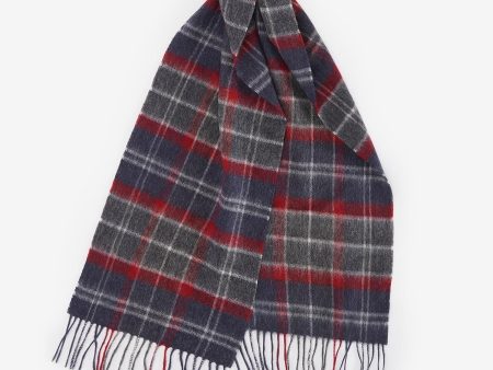 Barbor Tartan Scarf Blue Granite USC0002 TN27 Online Hot Sale