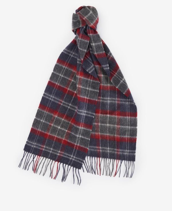 Barbor Tartan Scarf Blue Granite USC0002 TN27 Online Hot Sale