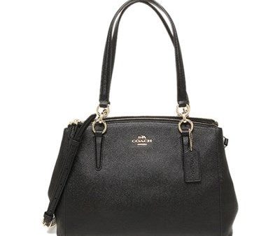 Coach Women s Small Christie Carryall In Crossgrain Leather IM Black F57520 IMBLK Discount