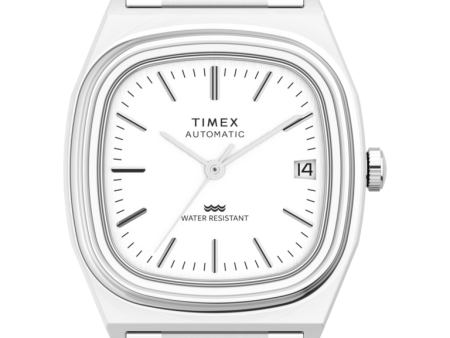 Timex Automatic 1983 E-Line Reissue 34mm Stainless Steel Expansion Band Watch Stainless Steel Stainless Steel TW2W70800VQ Hot on Sale