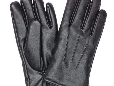 Benson & Brown Faux Leather Gloves For Cheap