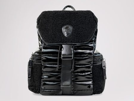 Shearling Puffy Backpack Online now