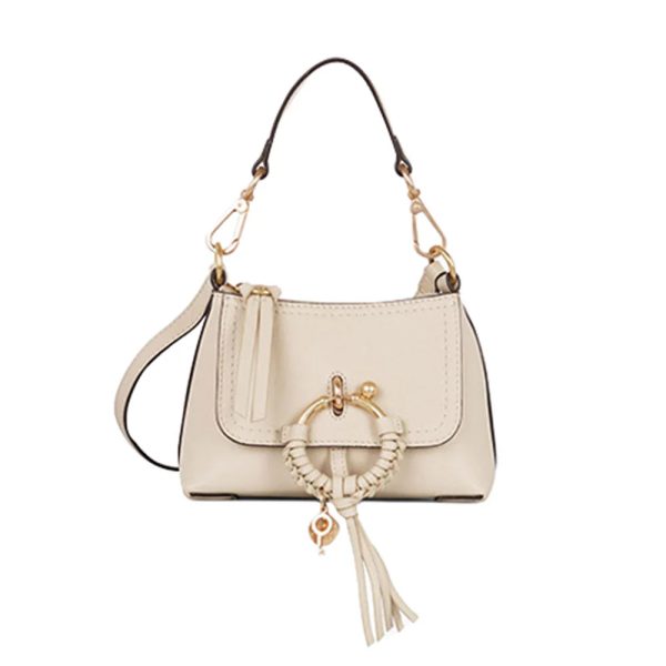 See by Chloé Mini Joan Crossbody Bag Cement Beige CHS18WS975388 24H Online