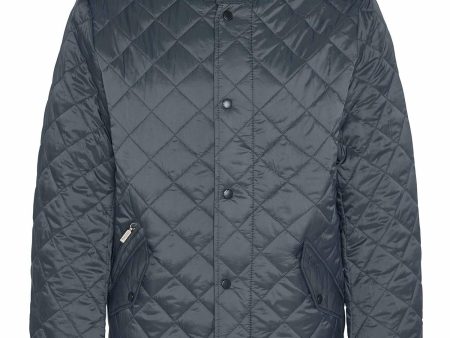 Barbour Men s Flyweight Chelsea Quilted Jacket Charcoal MQU0007 GY39 Discount