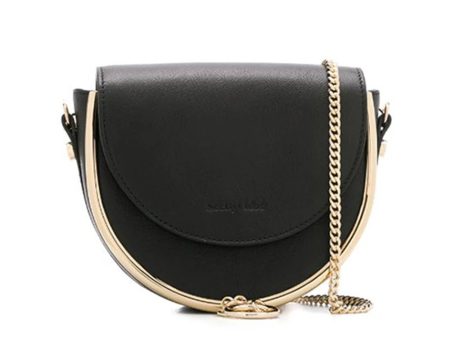 See by Chloé Mara Flap Crossbody Bag Black CHS20USA57388 001 Sale