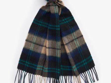 Barbor Tartan Scarf Green Loch USC0002 TN23 For Cheap