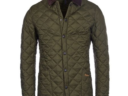 Barbour Men s Heritage Liddesdale Quilted Jacket Olive MQU0240 OL71 on Sale