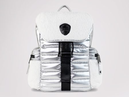 Shearling Puffy Backpack Cheap