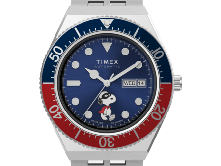 Timex M79 Automatic x Peanuts 40mm Stainless Steel Bracelet Watch Stainless Steel Stainless Steel TW2W475000Q Supply